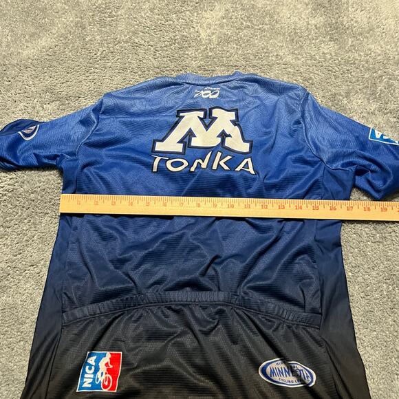 Podiumwear Cycle Jersey Shirt Mens Large Performance Cycling Pocket - Picture 3 of 5